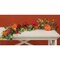 Sunset Poppy Floral Garland 48 Inch Spring Summer Mantle Doorway Decor
